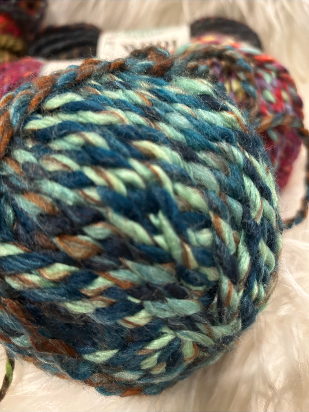 Multicolor Bulky Yarn Collection - Assorted Jewel Tones - Picture 3 of 11